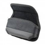 Wholesale Extendable Horizontal Vinyl Belt Pouch Large 23 Fits Galaxy S22 Plus and more (Black)